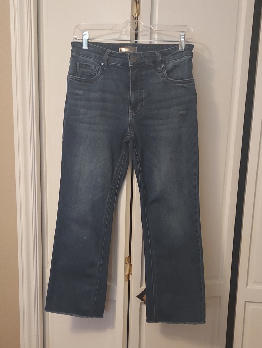 Kut From The Kloth Denim Jean High Rise Ankle Flare Fab Ab Size 4P - Picture 2 of 14